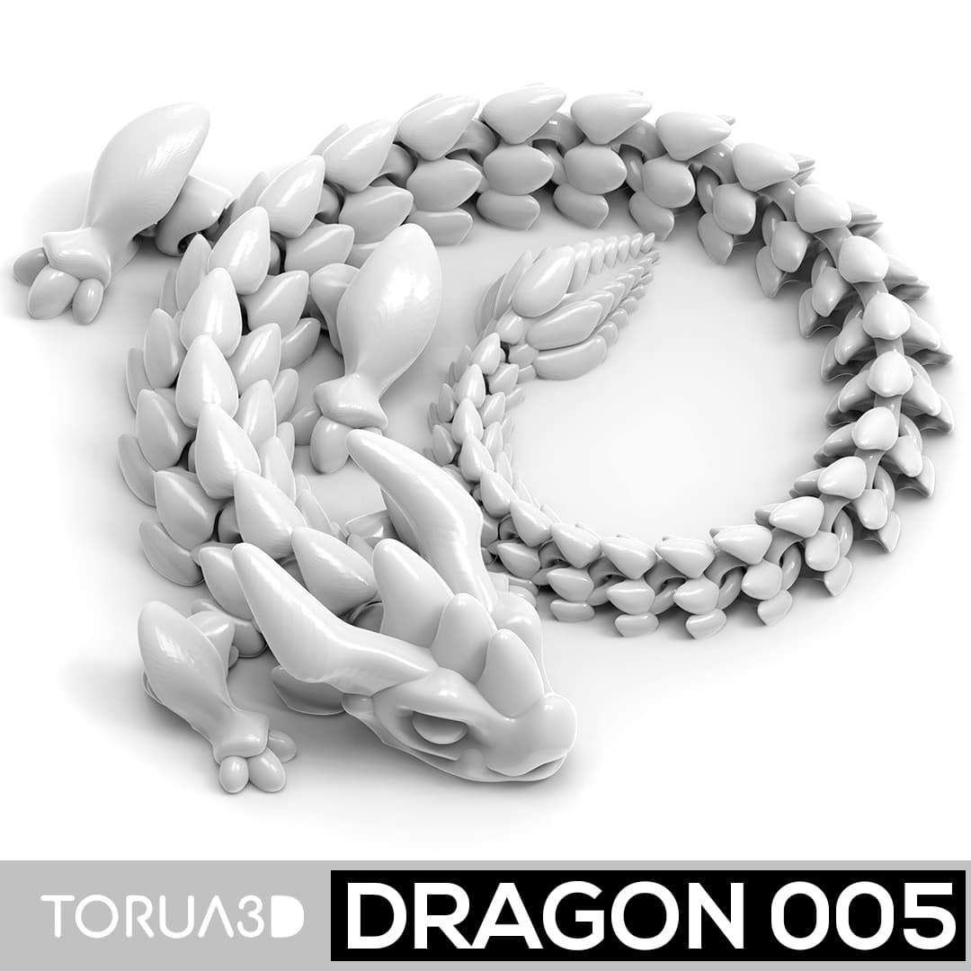Articulated Dragon 005 3d model