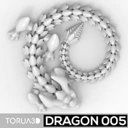 Articulated Dragon 005 3d model