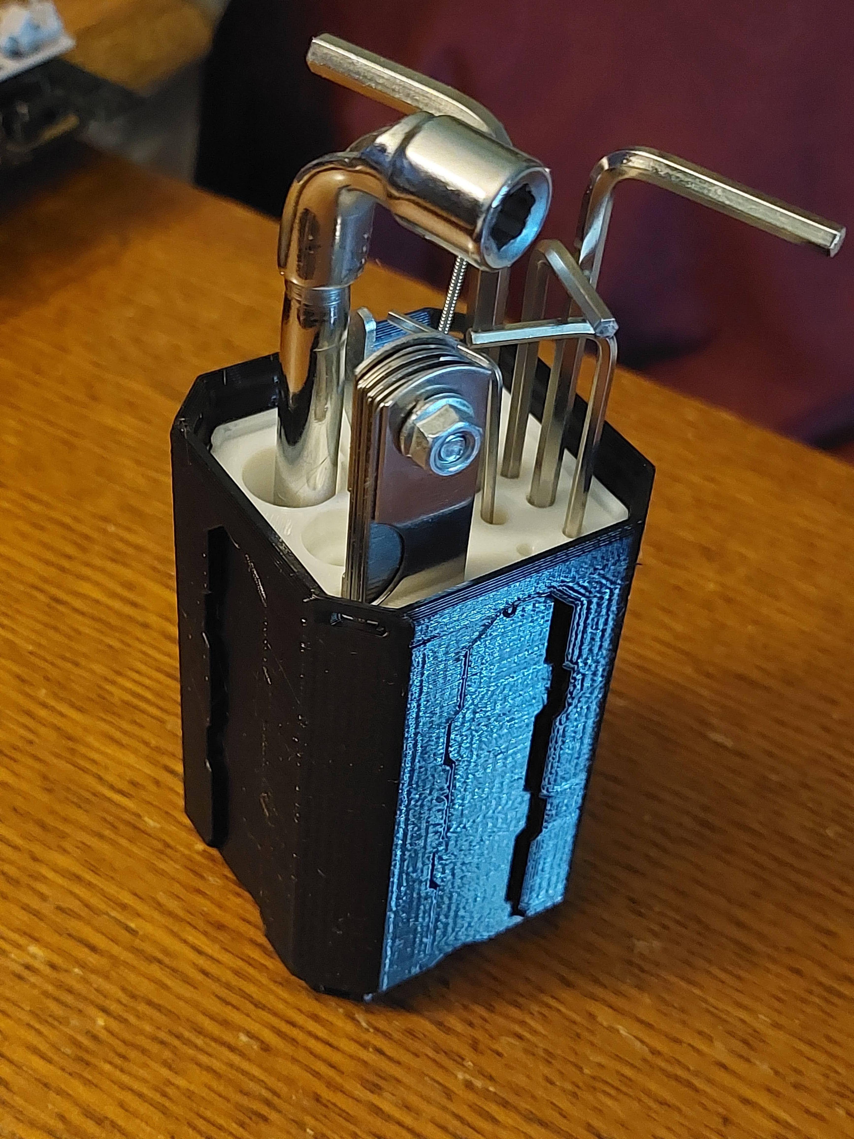 1x1x1.5 - Multibin toolholder 3d model