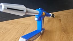 Blue Space Ranger Astro Axe 3d model