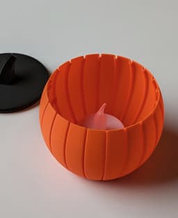 Minimalist Pumpkin Lantern/Jar 3d model