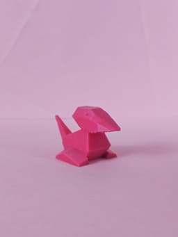 Porygon Low Poly Pokemon 3d model