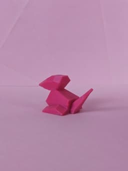 Porygon Low Poly Pokemon 3d model