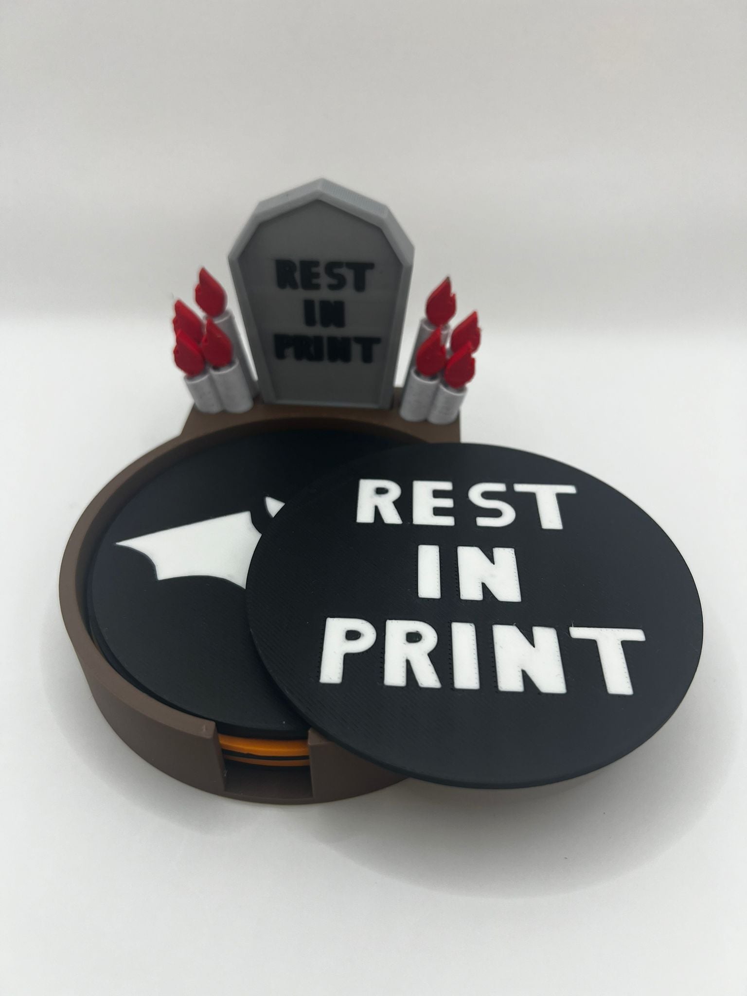 REST IN PRINT HALLOWEEN COASTER COLLECTION 3d model