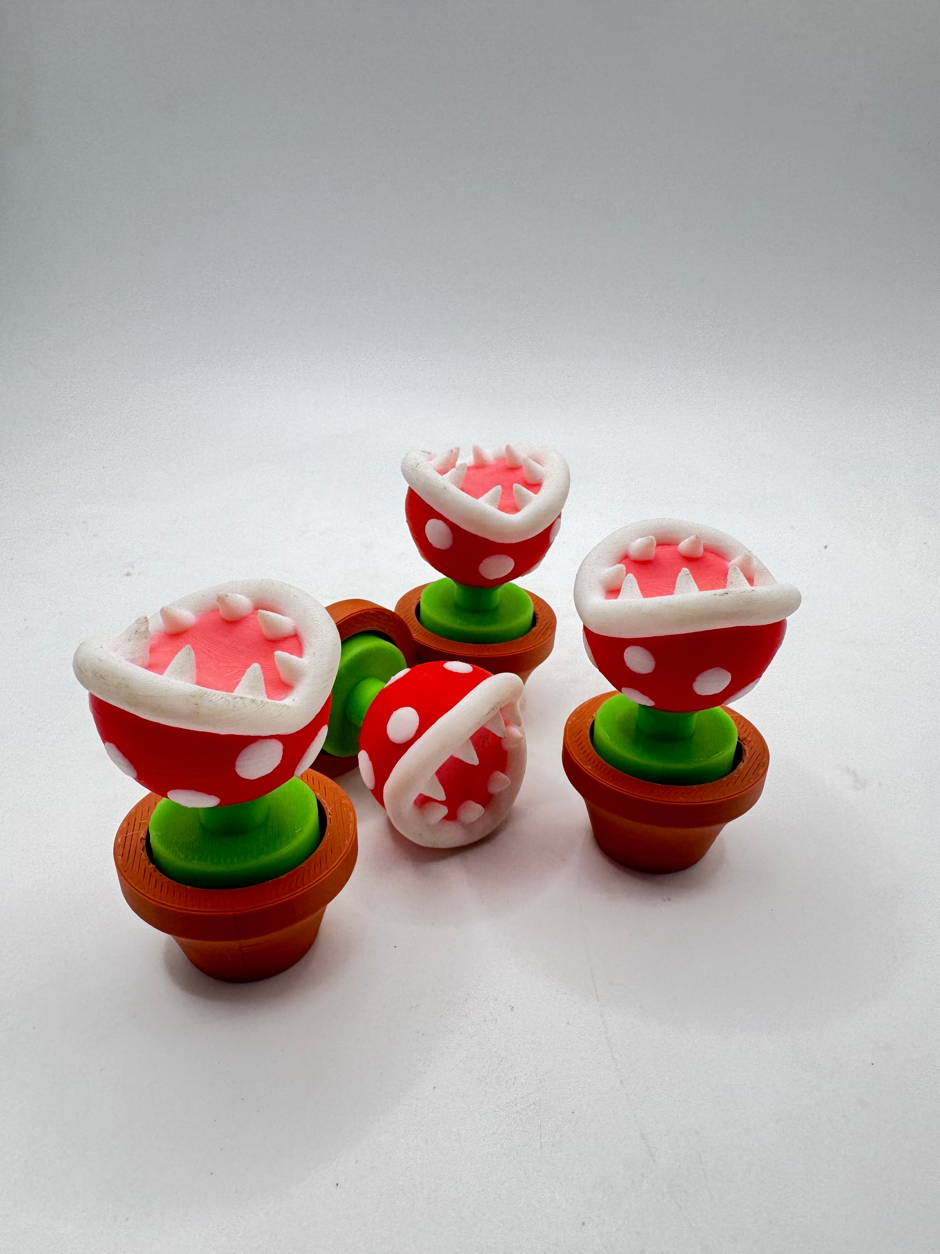 piranha plant Fidget Clicker 3d model