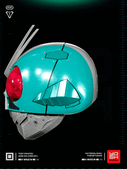 Kamen Rider Mask 3d Printer STL 3d model