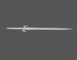 Fantasy Long Sword v1 3d model