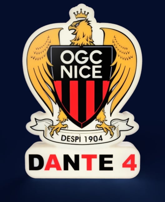 O.G.C. Nice Sign – LED strip compatible 3d model