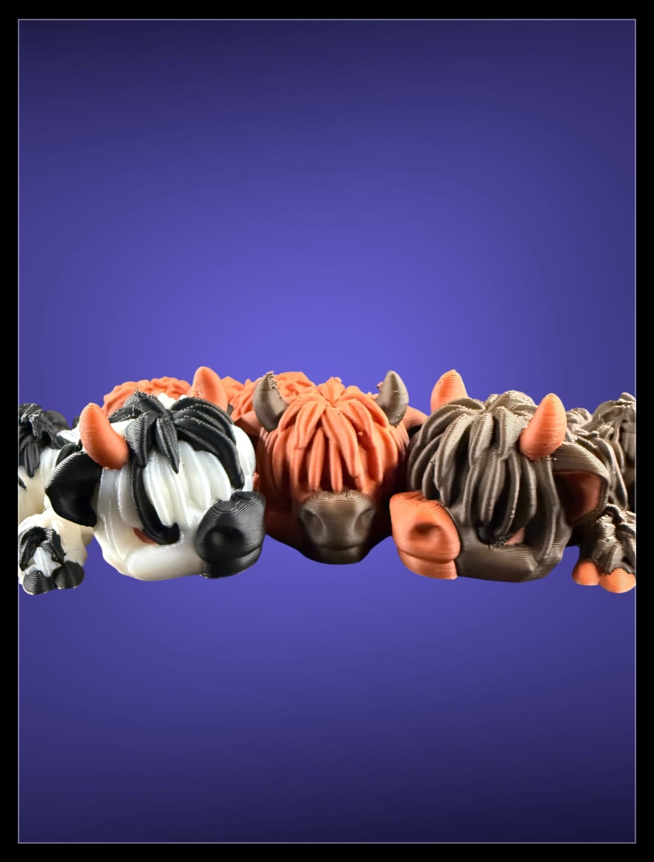 Highland Cow Little Dragon 3d model