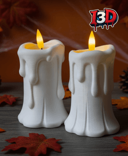 Halloween Candle Set 3d model