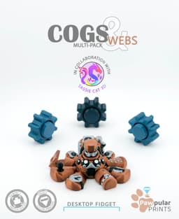 SassieCat Collab - Cogs & Webs 3d model