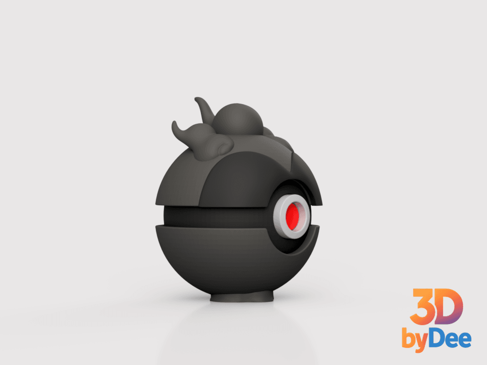 Marshadow Pokeball 3d model