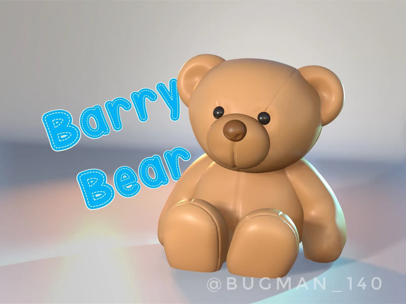 Barry Bear 3d model