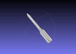 Russian Proton Rocket Printable Model 3d model