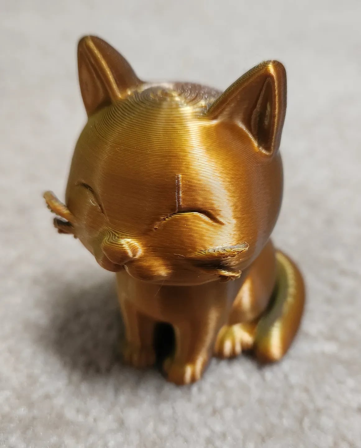 Smiling Cat Display Figurine 3d model