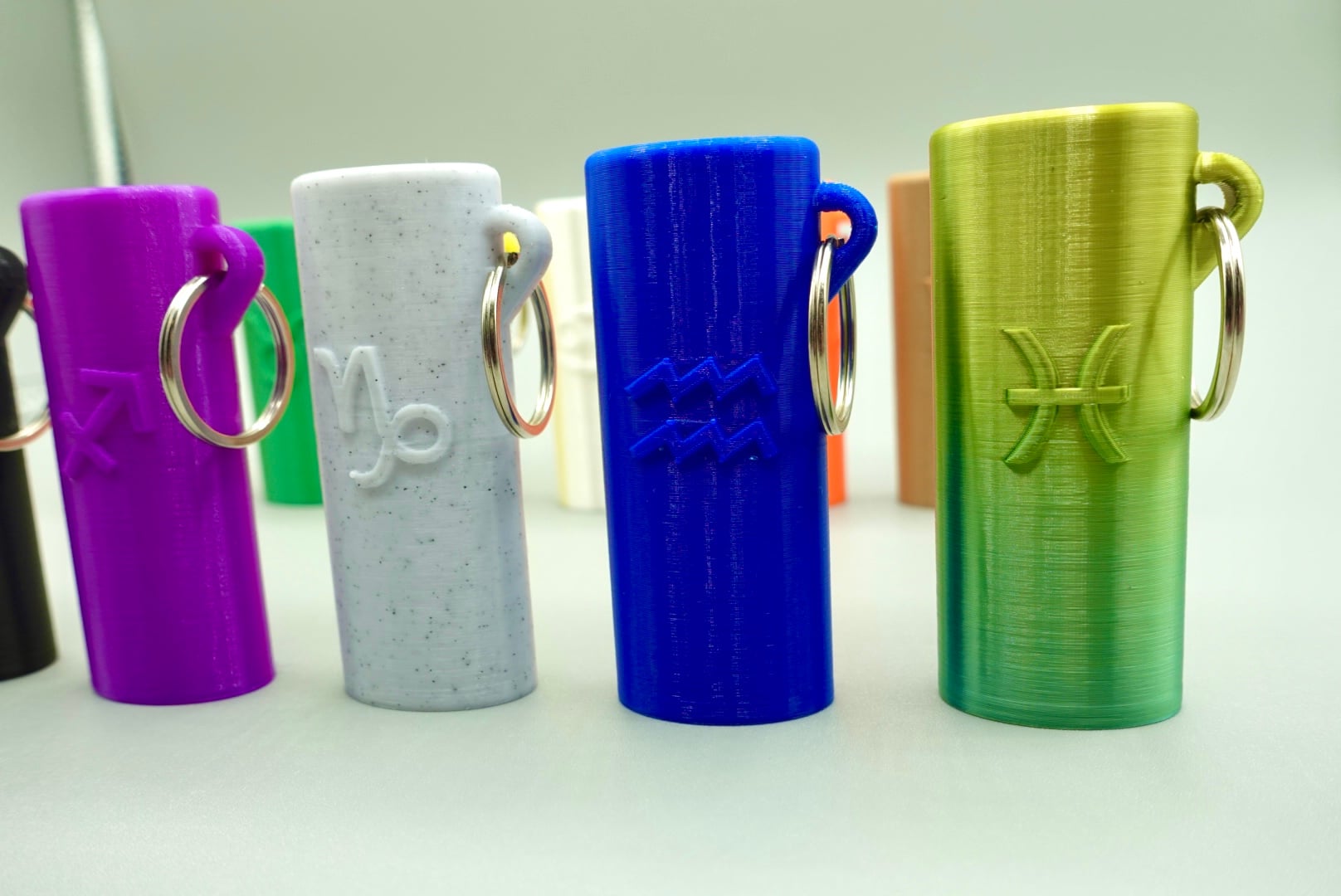 Bic Classic Zodiac Sign Cases + Keychains 3d model