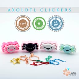 Axolotl Clickers 3d model