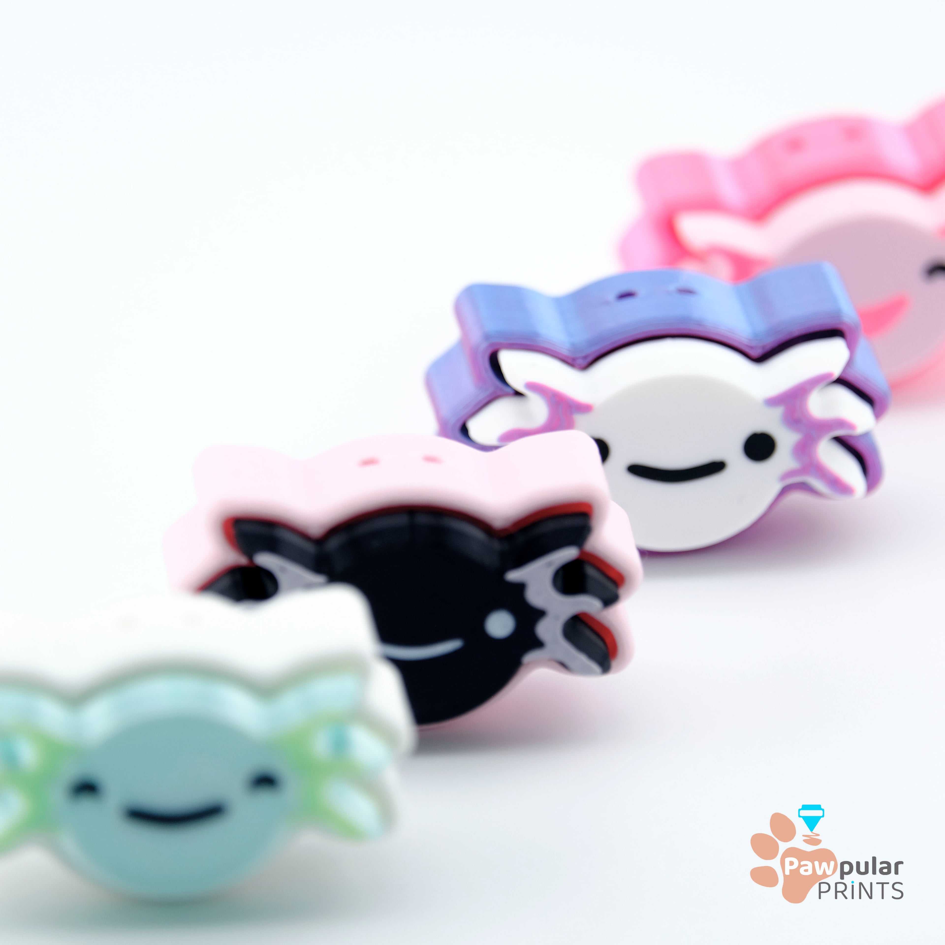 Axolotl Clickers 3d model
