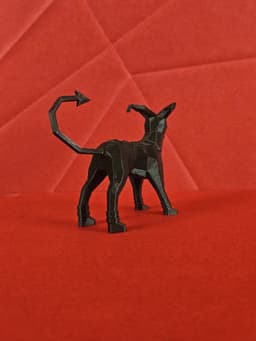 Houndoom Low Poly Pokemon 3d model