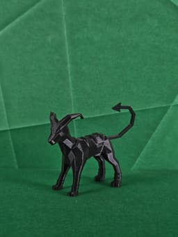 Houndoom Low Poly Pokemon 3d model