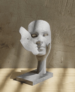 NOfaces minimal Led Lamp 3d model