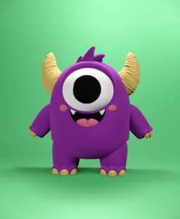 Larry -LIttle Monsters Flexi 3d model