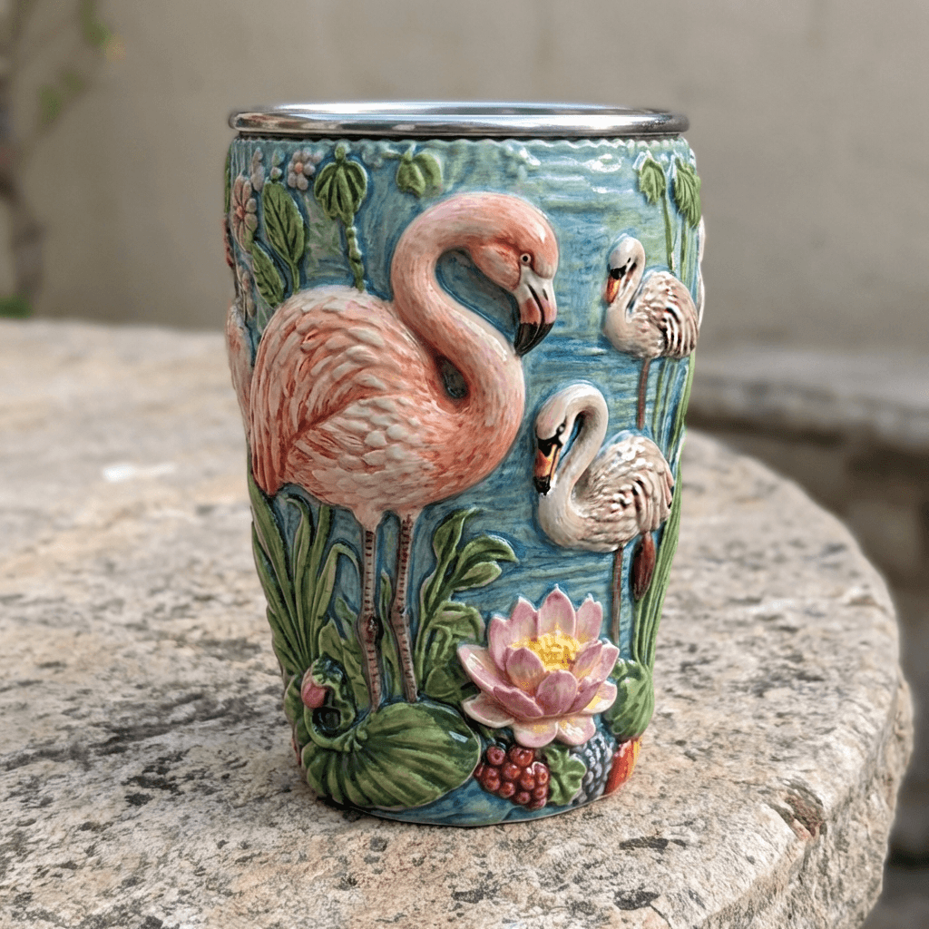 Flamingo Tumbler 3d model
