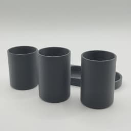 Design Toothbrush Holder Set with 3 Cups 3d model