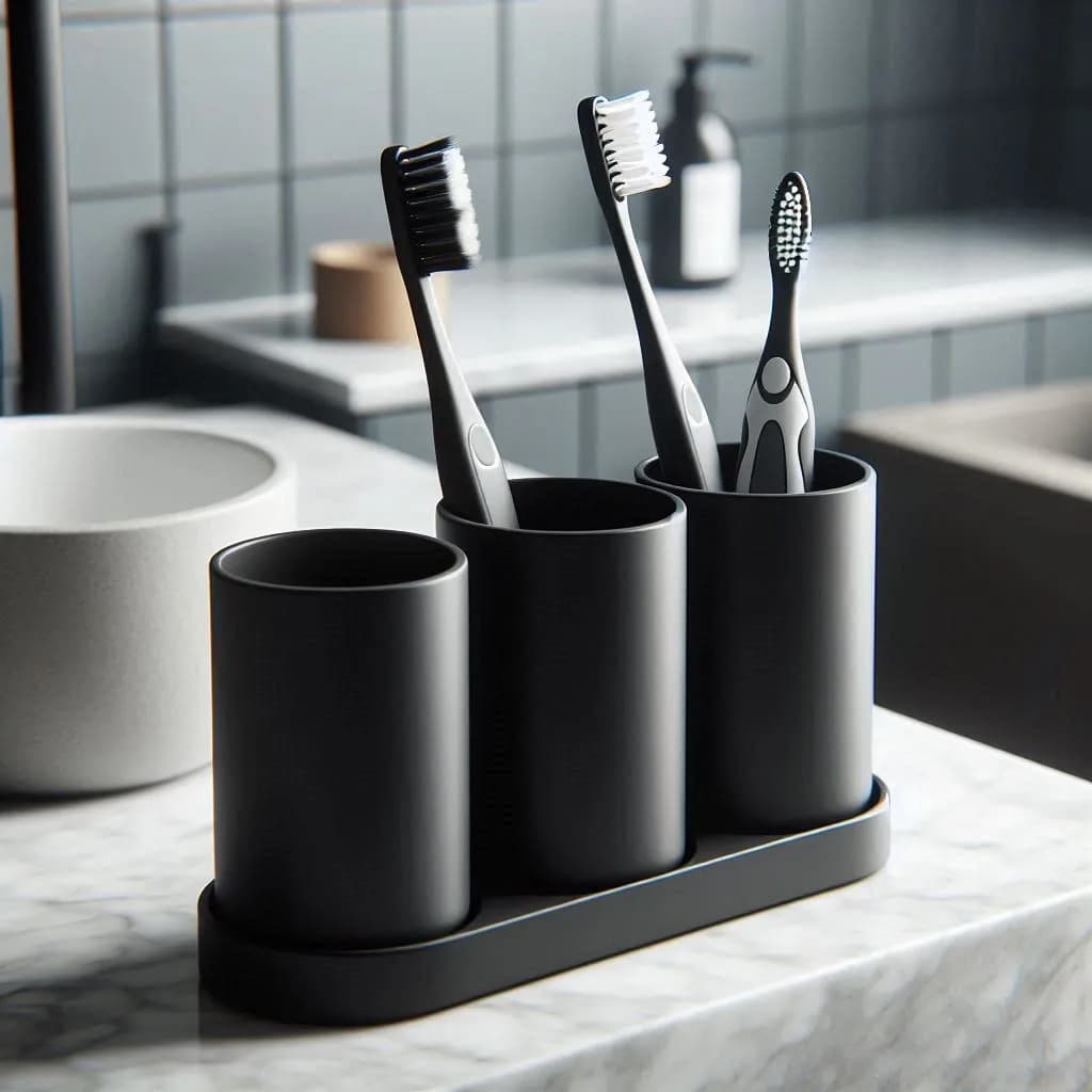 Design Toothbrush Holder Set with 3 Cups 3d model