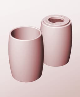 CR68-115-P Modular pierced component container modern decor 3d model