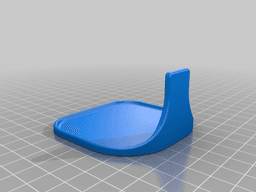 Tiny Shelf - command strip mounted 3d model