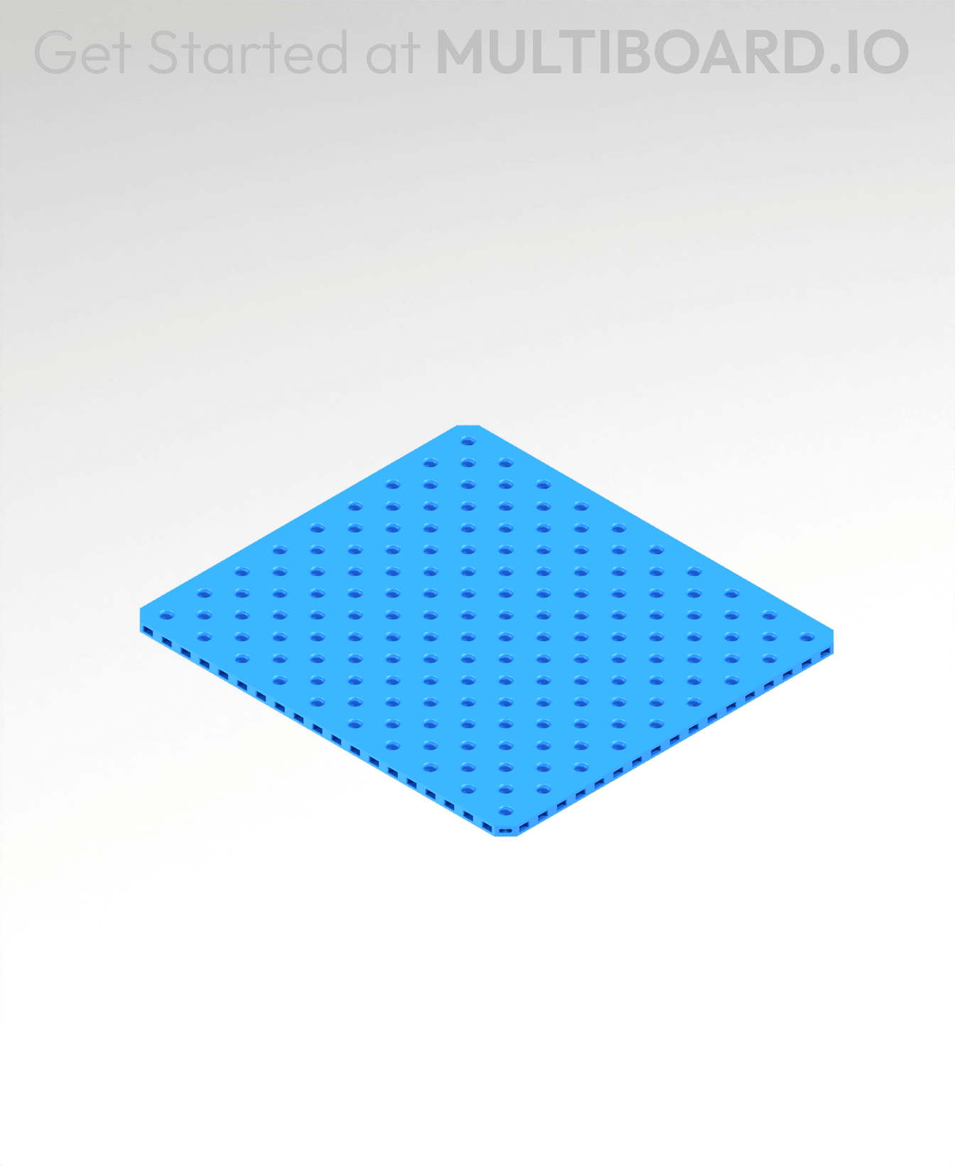 9x10 MU - Small Thread SU - MultiBoard Plate 3d model