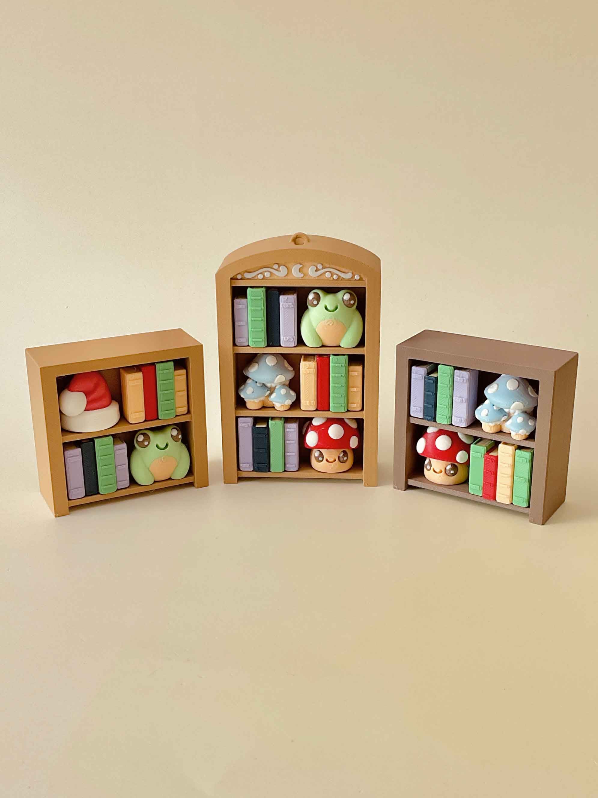 Cozy Book Nook Multi Clicker Keychain Fidget Toy Bundle 3d model