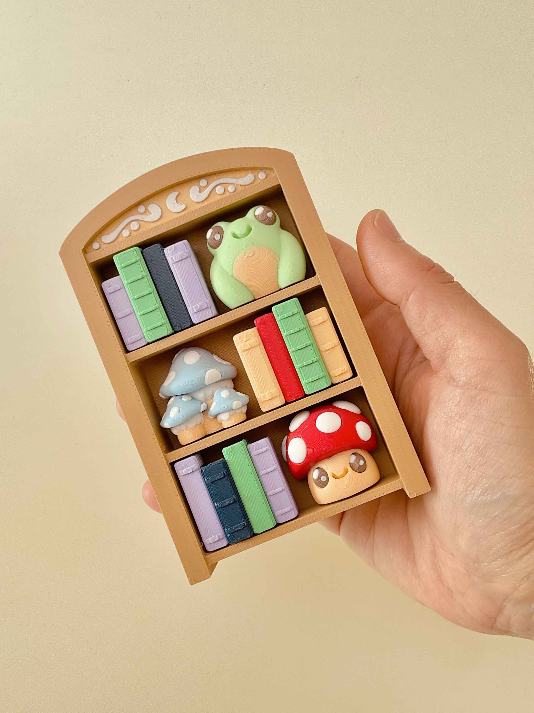 Cozy Book Nook Multi Clicker Keychain Fidget Toy Bundle 3d model