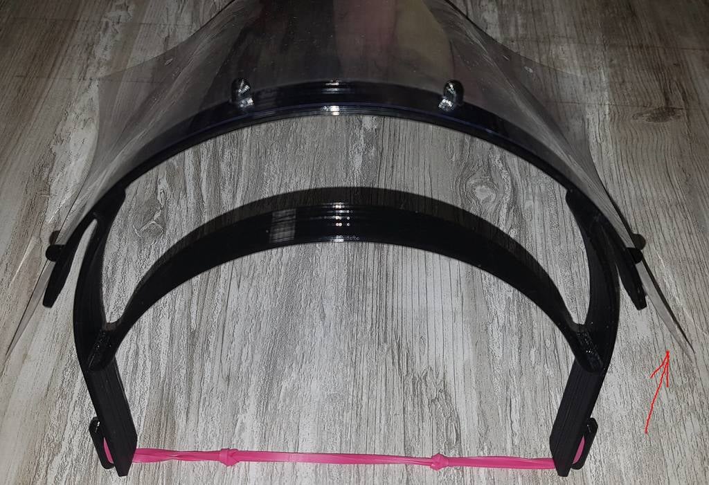 Face shield, Prusa specs 3d model