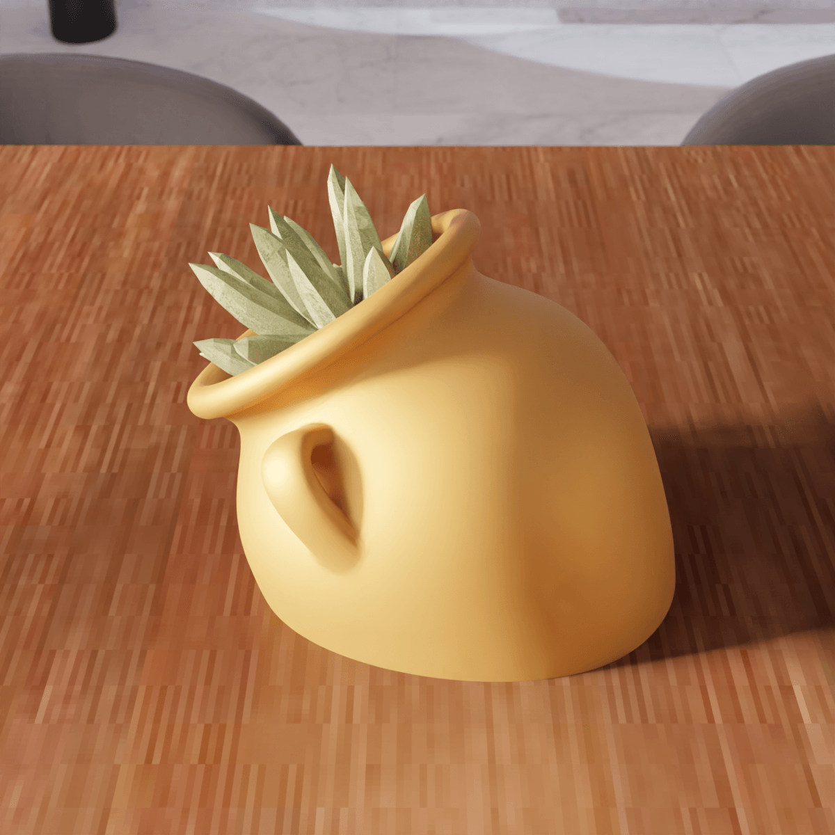 Minimalist Planter 3d model