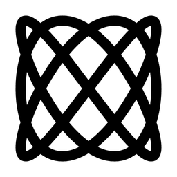 Lissajous Figure Wall Art Coaster 3d model