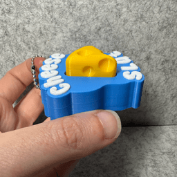 Cheese lover clicker 3d model
