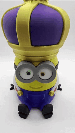 King Bob Minion 3d model