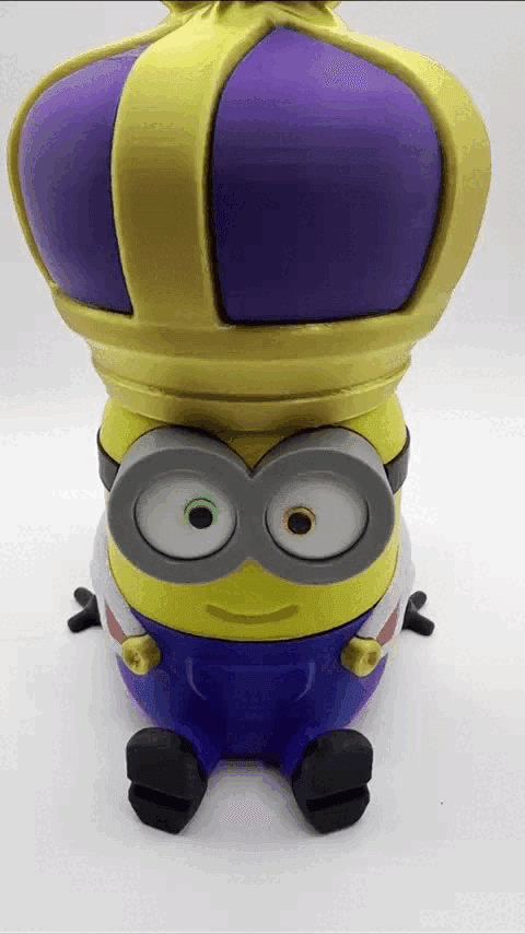 King Bob Minion 3d model