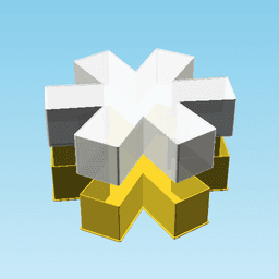 HEAVY ASTERISK, nestable box (v1) 3d model