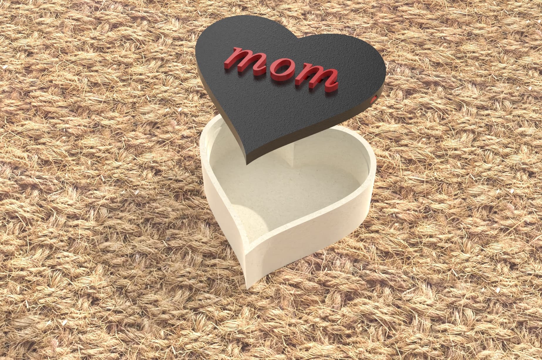 box cuore 3d model