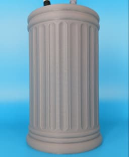 Fluted Column Pen Holder 3d model