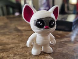 Articulated Little Mouse Mummy and Fridge Magnet 3d model