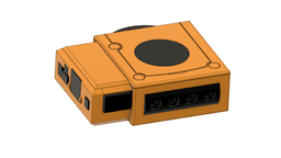 Homebrew Wii GameCube Case 3d model