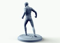 DC Flash super hero Figurine 3d model