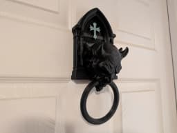 Door Knocker – Ring Prints Inside, No Assembly 3d model