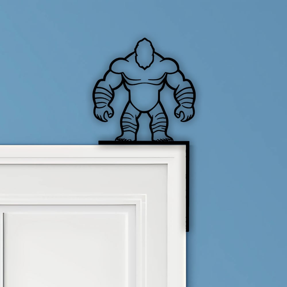 Yeti Door Corner Decor 3d model