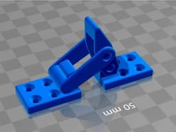 Latch+toggle+lock+samesize 3d model