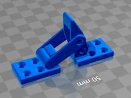 Latch+toggle+lock+samesize 3d model